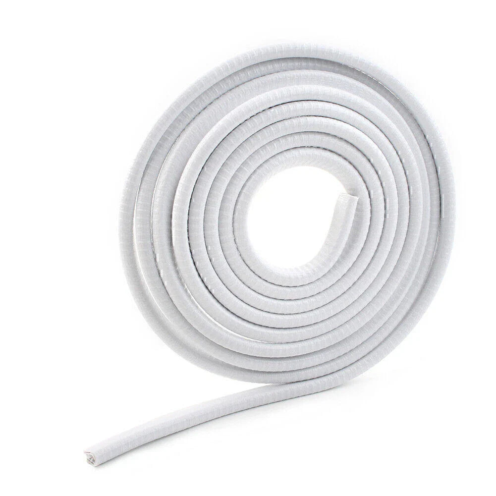 10ft Car Door Trim Edge Lock Guard Moulding Rubber Seal Strip Protector White