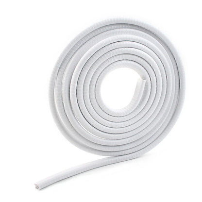 10ft Car Door Trim Edge Lock Guard Moulding Rubber Seal Strip Protector White