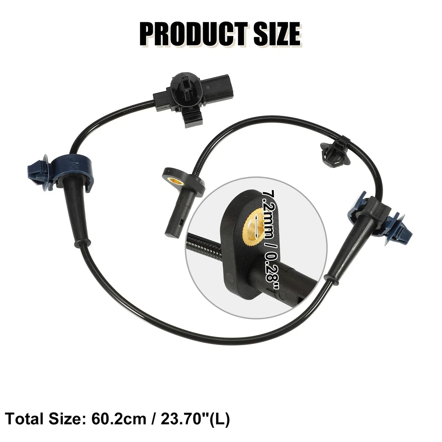 ABS Wheel Speed Sensor for Honda Civic IX (2002-2012) - 1 x No.57475TV0E01