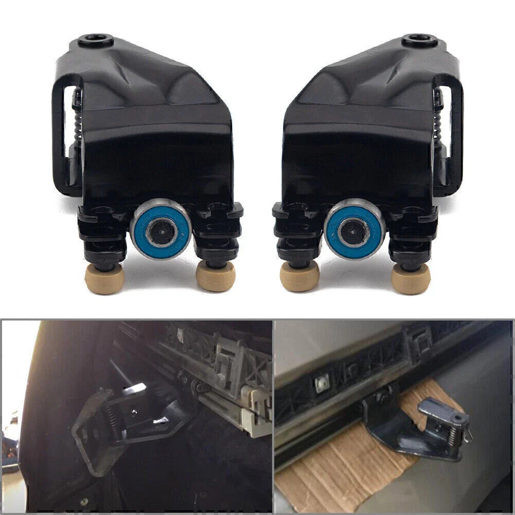 Black Iron Center Mount Sliding Door Rollers for Honda Odyssey (2005-2010)