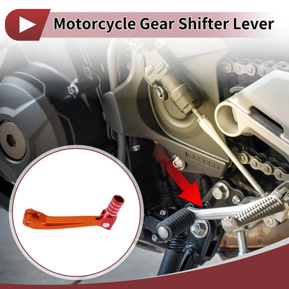 Shifter Lever for Honda CRF150F 2003-2017 - Orange Red Silver Tone