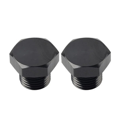 Aluminum 4AN Block Off Cap ORB Plug Male Fitting Adapters