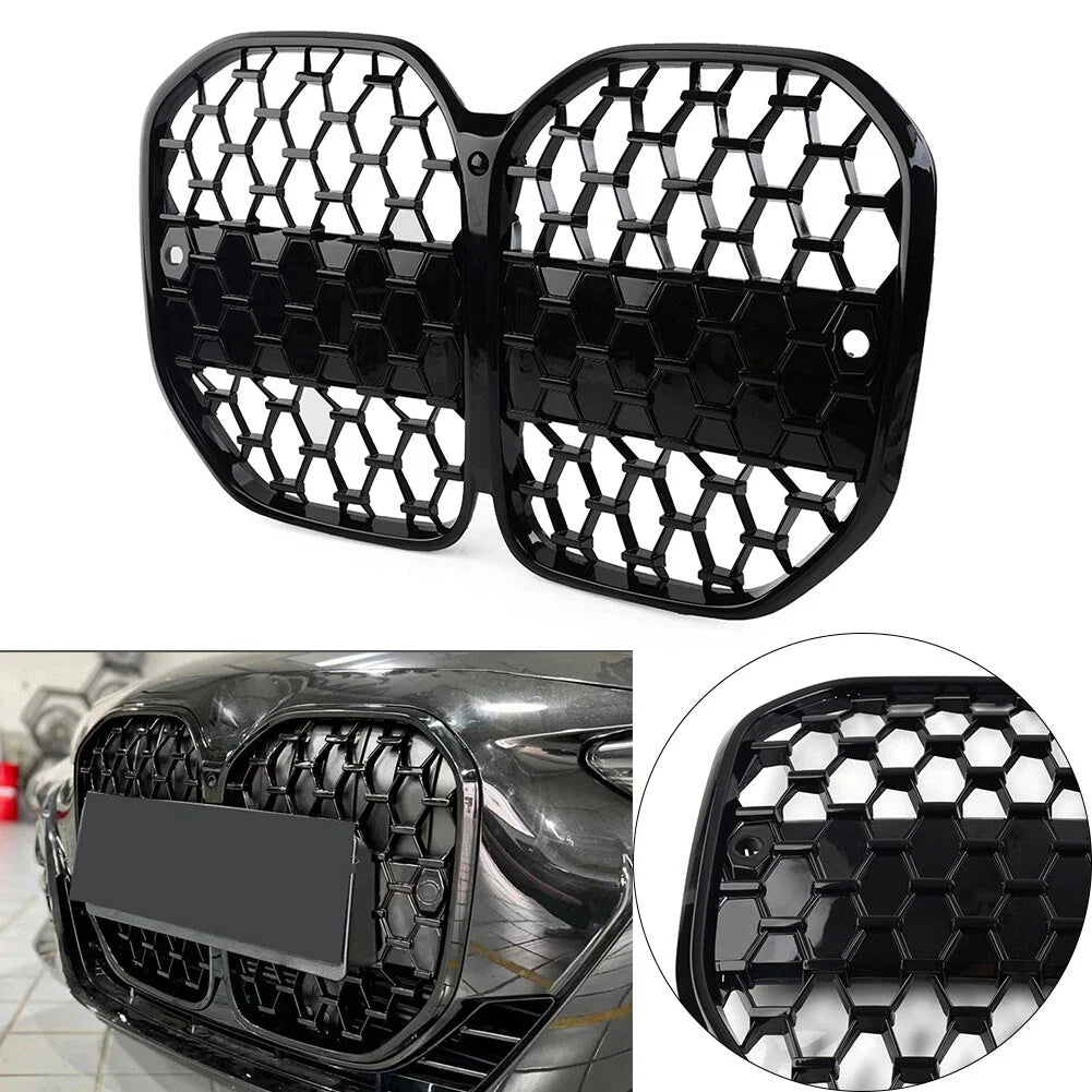 Meteor Style Front Bumper Kidney Grill for BMW 4 Series G22 G23 (2021-2023)