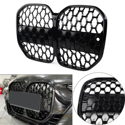 Meteor Style Front Bumper Kidney Grill for BMW 4 Series G22 G23 (2021-2023)
