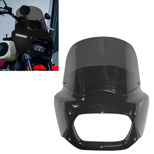 11" Black Front Fairing Windshield for Harley Softail Fat Bob FXFB (2018-2019)
