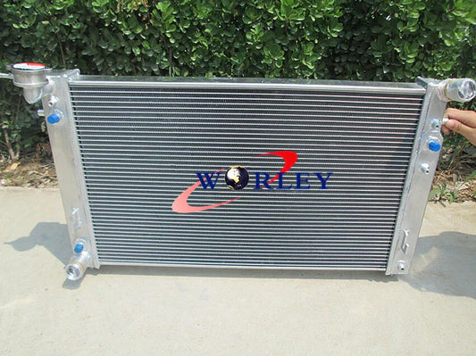 3 Row Aluminum Radiator + Fans for Holden Commodore VT VU VX HSV V6 3.8L (1997-2006)