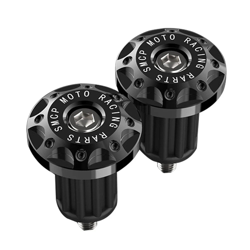7/8" Motorcycle Dirt Bike Handlebar Grip End Cap Plug Slider - Black