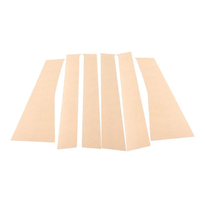 6 x Pillar Post Door Window Cover Trim for Mitsubishi Pajero Sport (2016-2023)