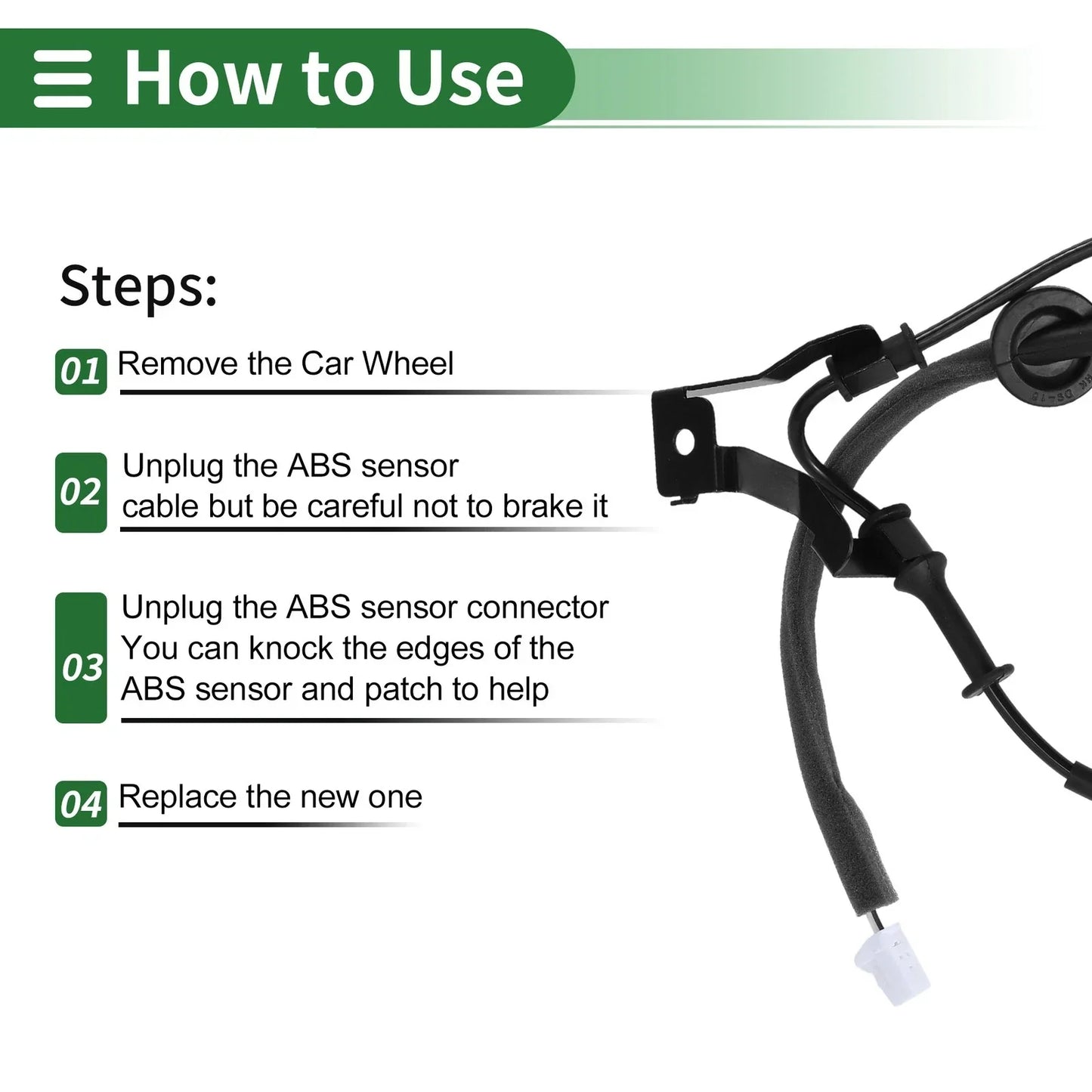 ABS Wheel Speed Sensor for Hyundai Accent (2006-2011)