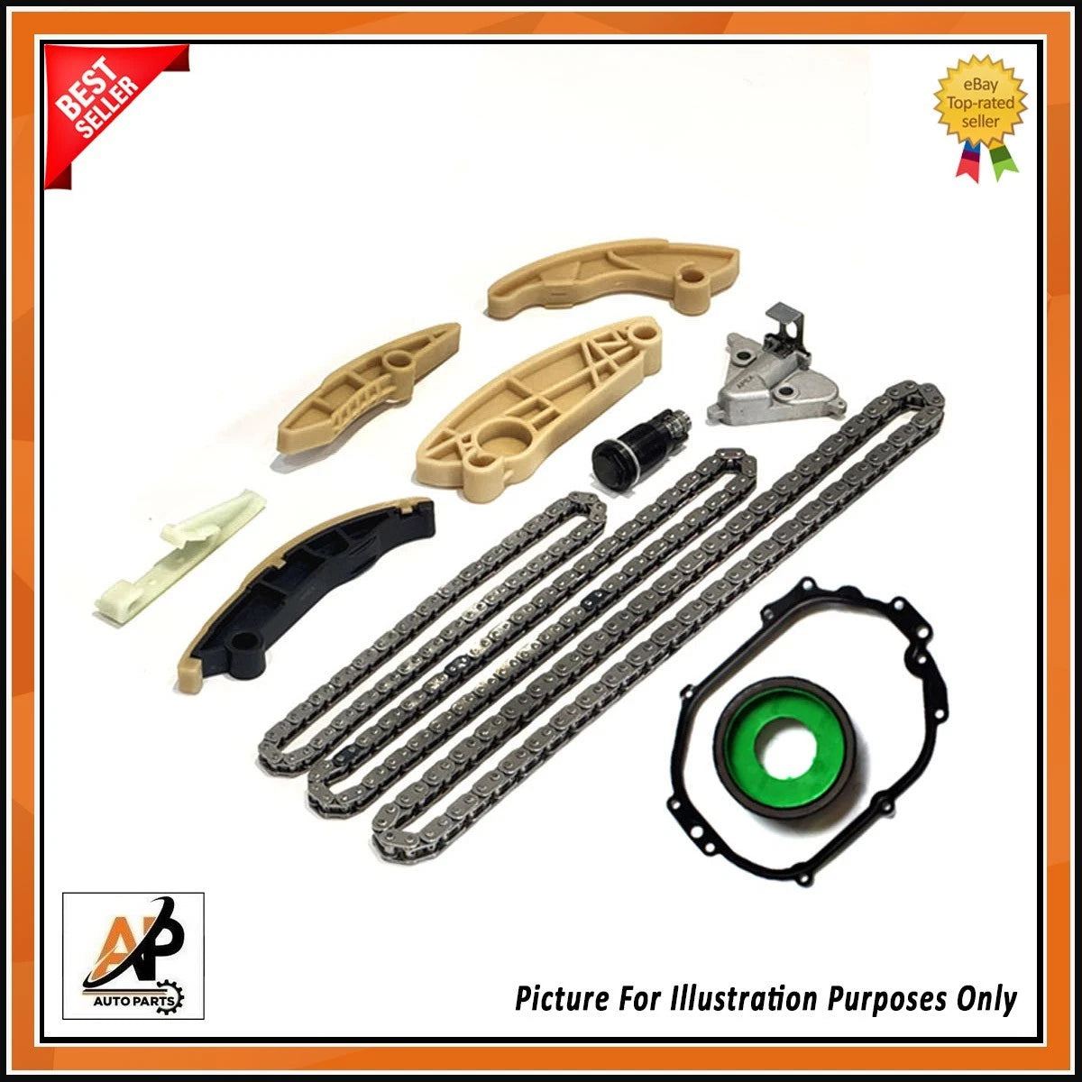 Crankshaft Seal and Timing Chain Kit for Land Rover Jaguar 2.0 Diesel (2006–2019)