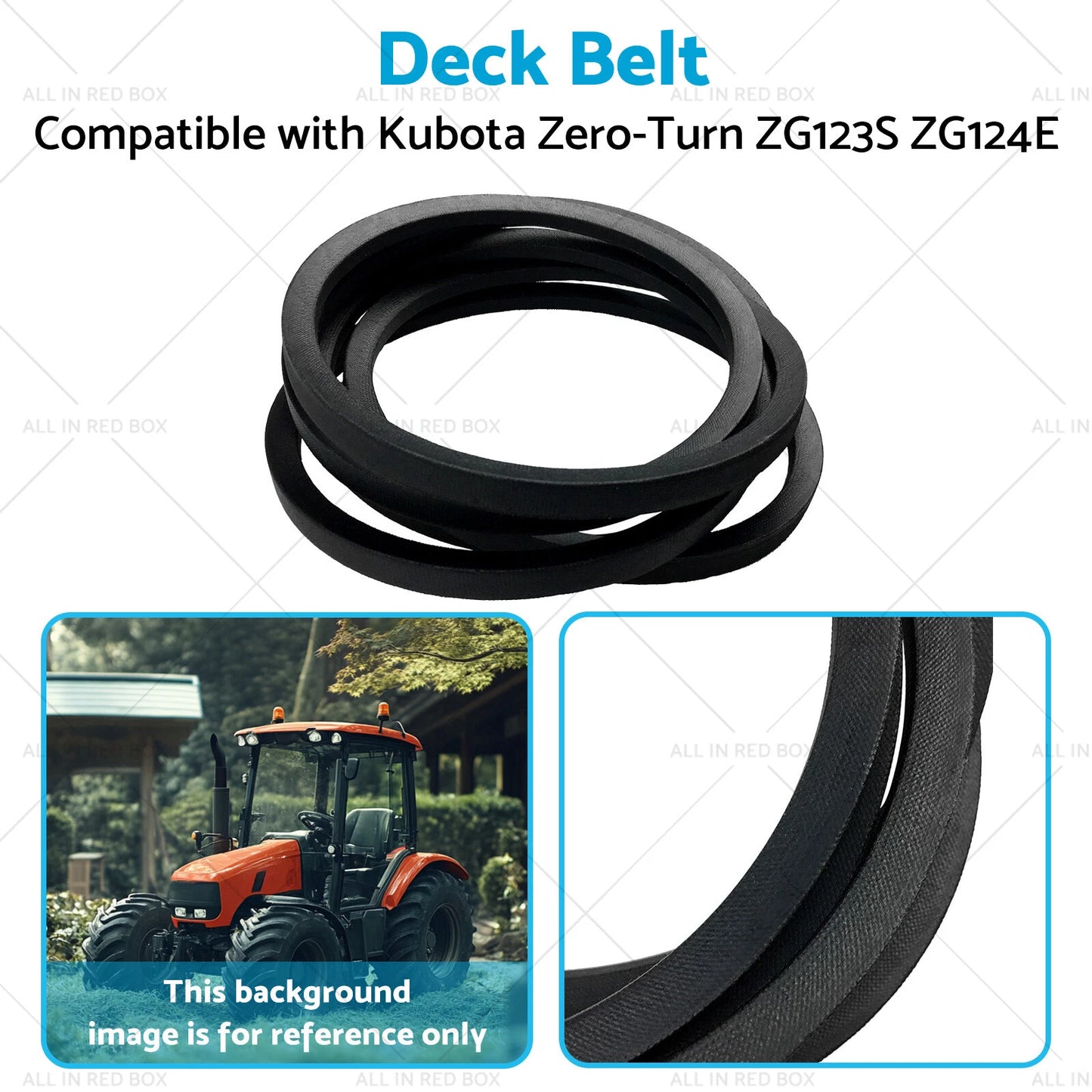 Deck Belt for Kubota ZeroTurn ZG123S ZG124E Z121SKH Z122EBR