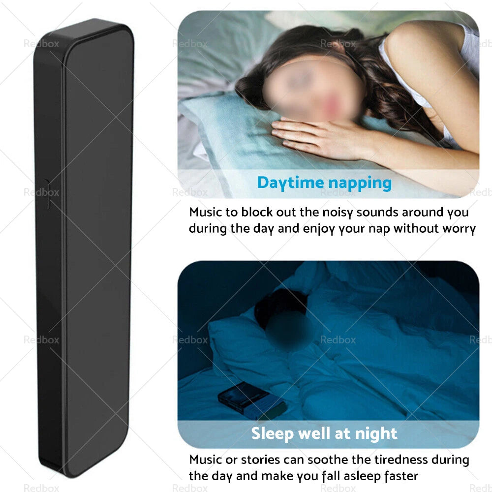 Bluetooth 5.0 Under Pillow Speaker Rechargeable Bone Conduction Soundbar