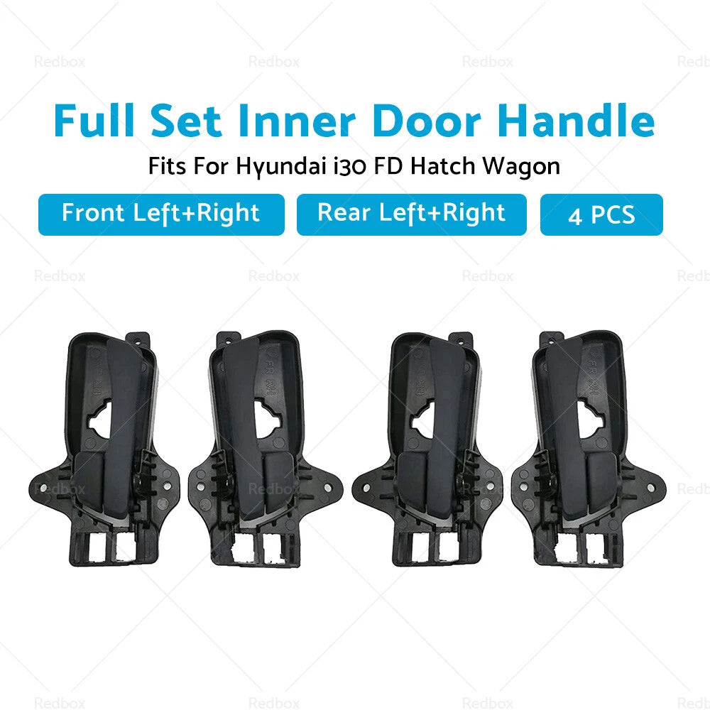 4x Inner Door Handle for Hyundai i30 FD Hatch Wagon (2007-2012)
