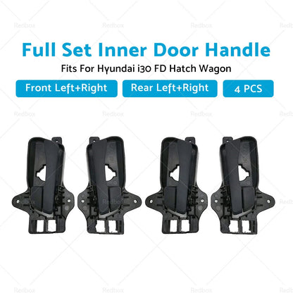 4x Inner Door Handle for Hyundai i30 FD Hatch Wagon (2007-2012)