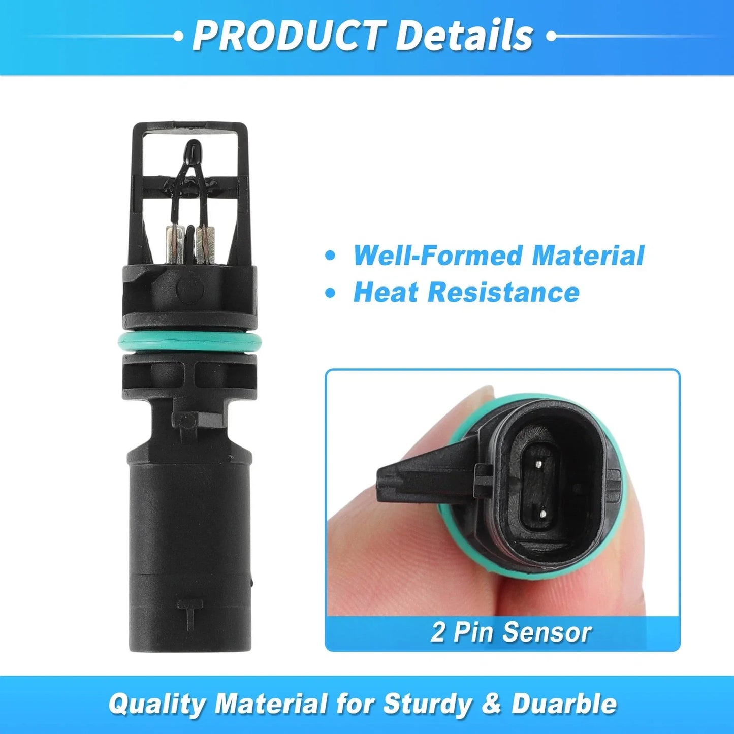 Intake Air Temperature Sensor Connector Kit for Chrysler Jeep ()