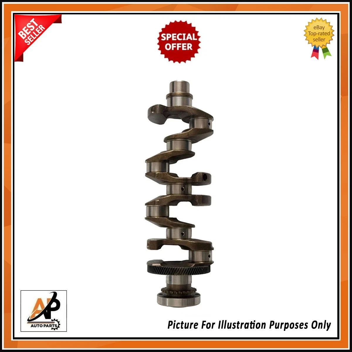 Crankshaft OEM Replacement for Land Rover Range Rover and Jaguar XE PACE (204DTD)