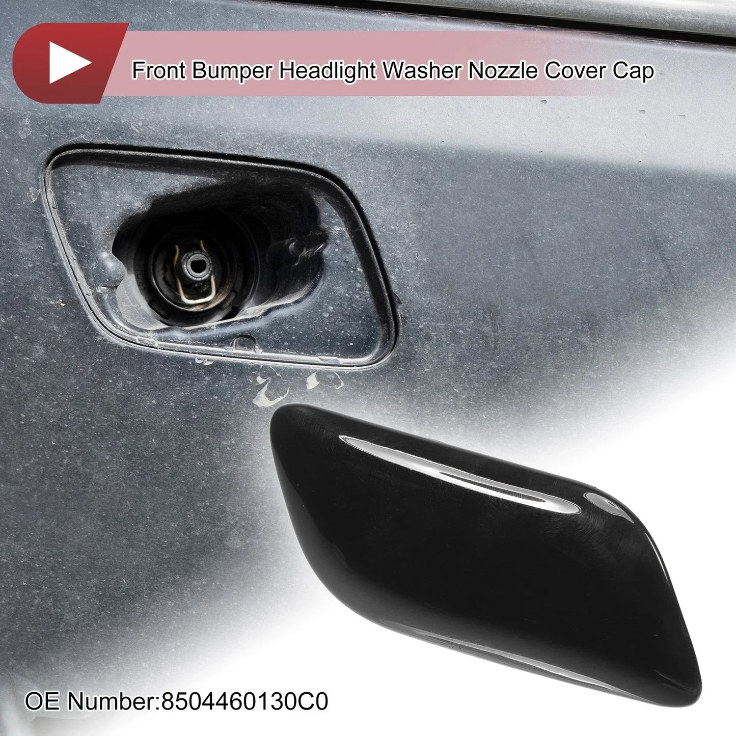 Front Right Washer Nozzle Cover for Lexus LX570 (2008-2011) - Black 1 x Cap