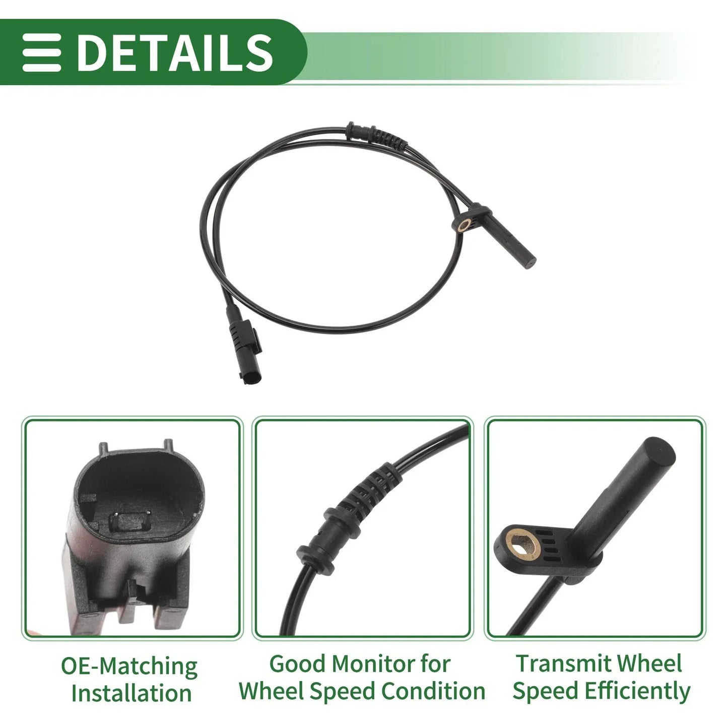 ABS Wheel Speed Sensor for Mercedes-Benz G55 (2003-2018)