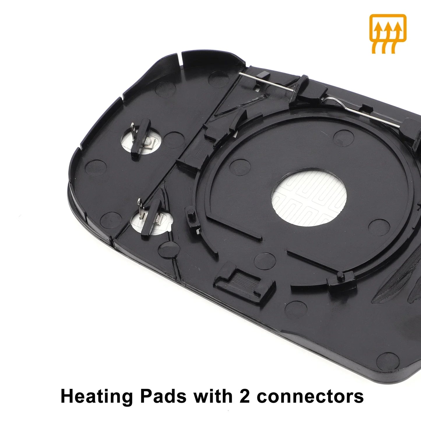 Right Side Heated White Mirror Glass for Mercedes S-CLASS W220 (1999-2003)