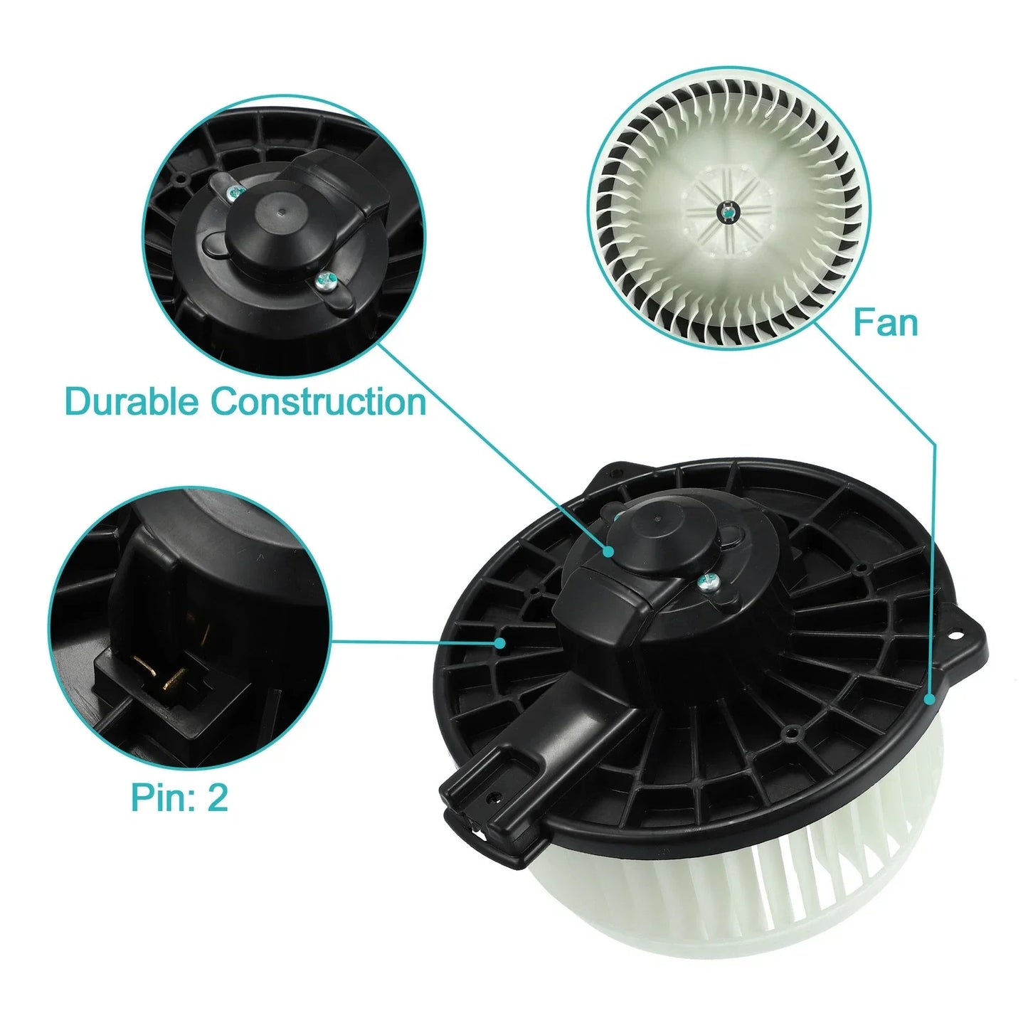 Front HVAC Blower Motor Assembly for Honda Civic (2001-2005)