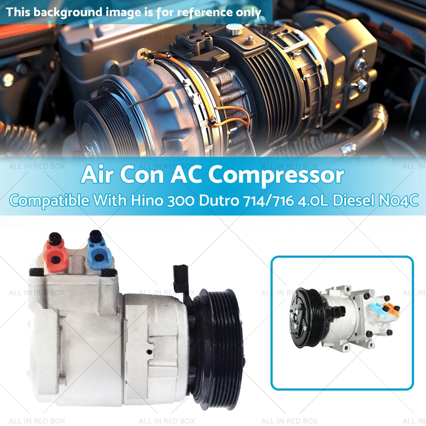 AC Compressor for Ford Fiesta WT 1.6L Petrol (2008-2017)