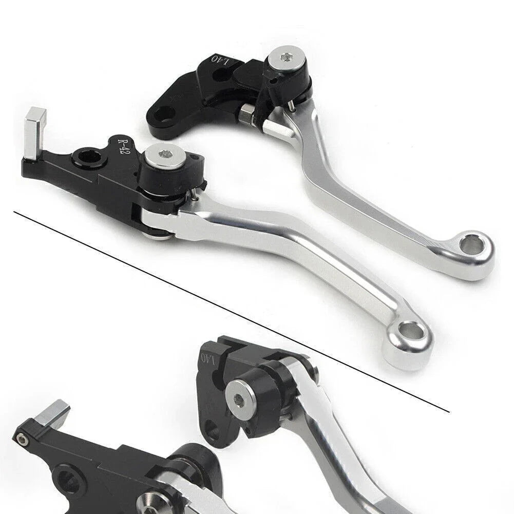 CNC Silver Pivot Clutch Brake Levers for Suzuki DRZ400S/SM/E (2000-2022)