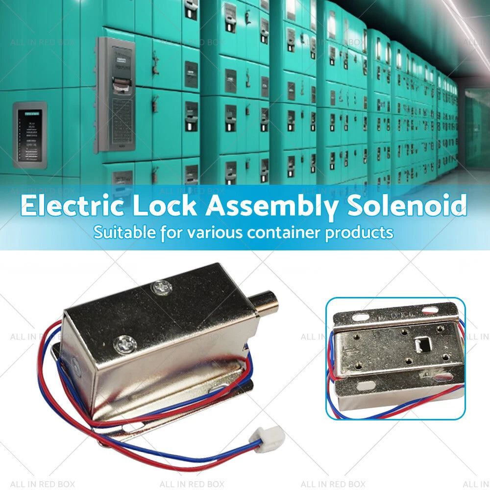 12V Electric Release Solenoid Latch Lock for Car (0.6A)