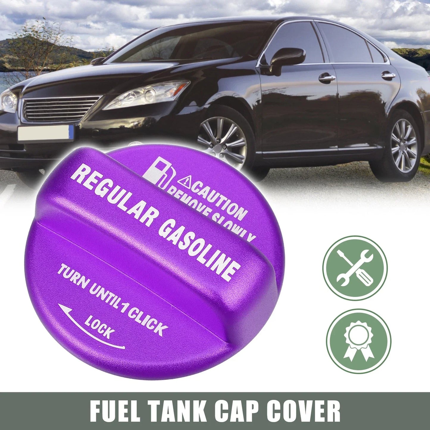 Gasoline Fuel Tank Cap for Lexus (Purple)
