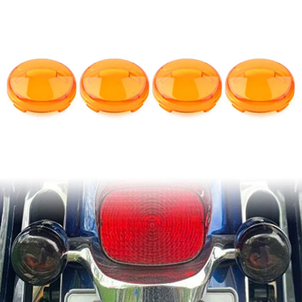 Turn Signal Lens Light Cover for Harley Touring Softail Dyna  4 x