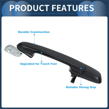Rear Right Exterior Door Handle for Hyundai Accent GLS (2006-2011) 1 Pcs