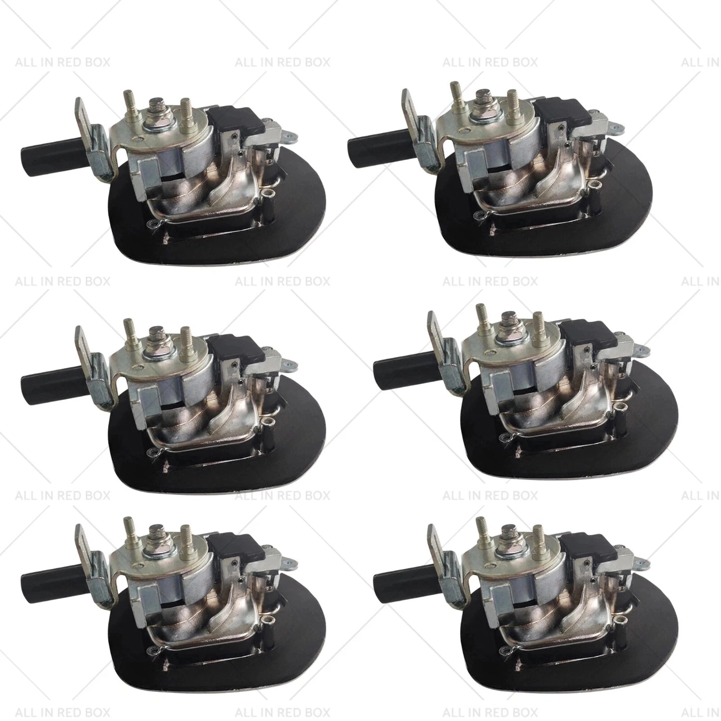 6 x Chrome Power Operated Recessed Whale Tail T-Lock Handle Toolbox