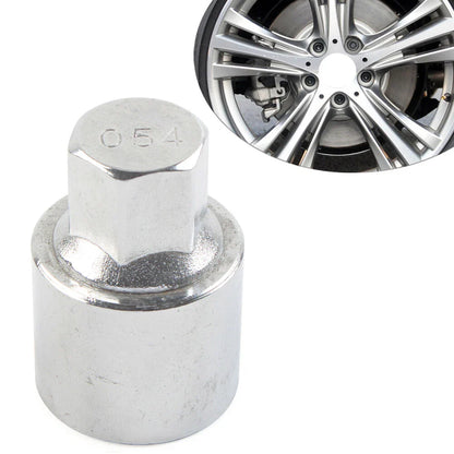 Metal Wheel Lock Lugnut Anti-theft Key Socket for BMW