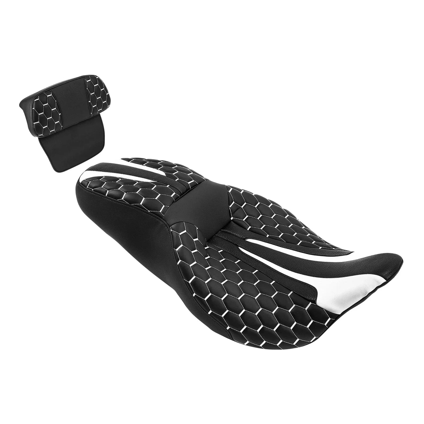 Seat Backrest Pad for Harley Touring Road King Glide (2014 - 2023)