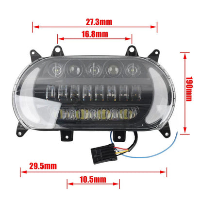 LED DRL Headlight for Harley Road Glide FLTR FLTRXS (2015-2023)