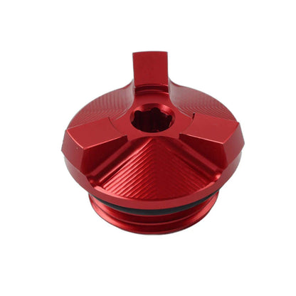 Red Engine Oil Cap Bolt Screw Filler Cover for Kawasaki Z400/650/800/900 Z1000