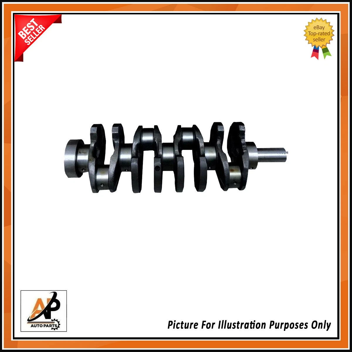 Crankshaft with Engine Rebuild Kit for Kia Hyundai D4CB 2.5 Diesel ()
