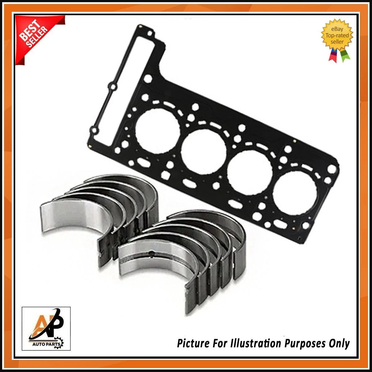 Engine Bearings and Head Gasket Replacement Kit for Mercedes OM651 (2010–2017)