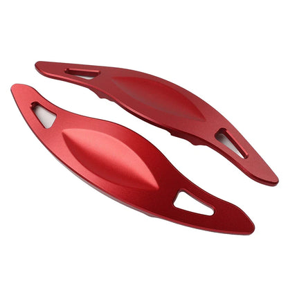 Red Aluminum Steering Wheel Paddle Shifter Extensions for Kia Stinger (18-23)