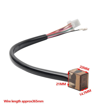 Digital LED Display Gear Indicator Sensor for Motorcycle (Universal)