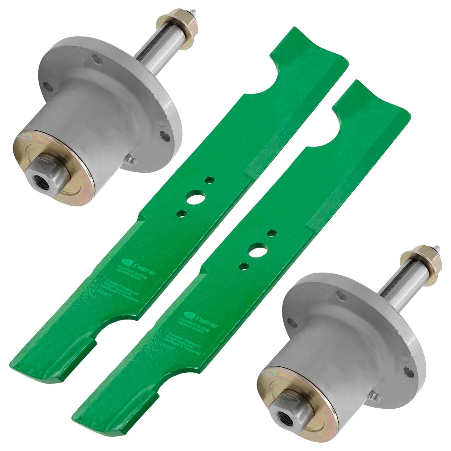 Caltric Spindles with Blades for Simplicity Pacer Series (32 Inch) (2013–2019)