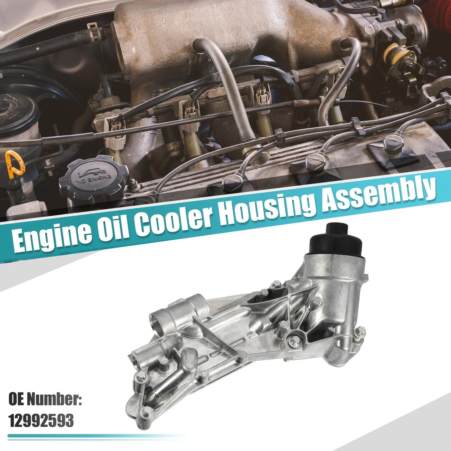 Engine Oil Cooler Housing Sensor Assembly for Chevrolet Aveo (2004-2011)