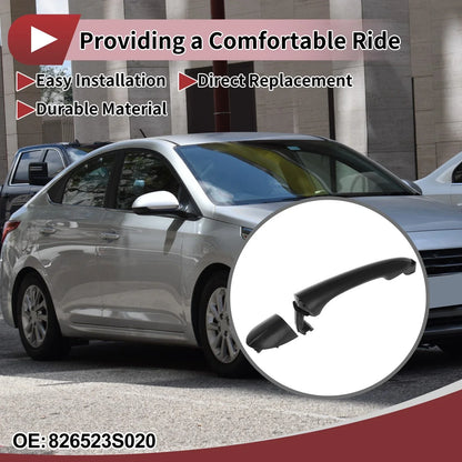 Car Door Handle Grip for Hyundai Sonata 2011-2014 Front Right Black
