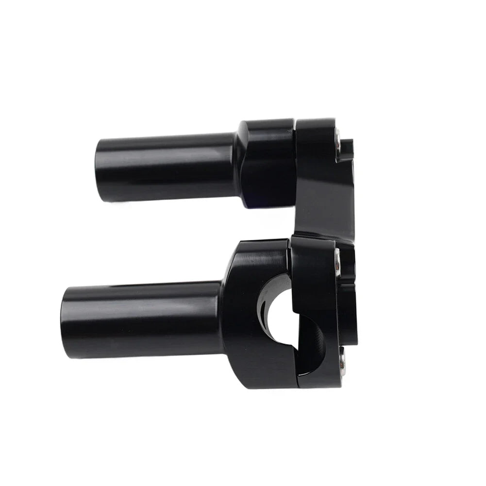 3.5" Handlebar Riser & Top Clamp Black for Harley Dyna, Tour, Road Glide (2006-2023)