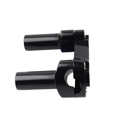 3.5" Handlebar Riser & Top Clamp Black for Harley Dyna, Tour, Road Glide (2006-2023)