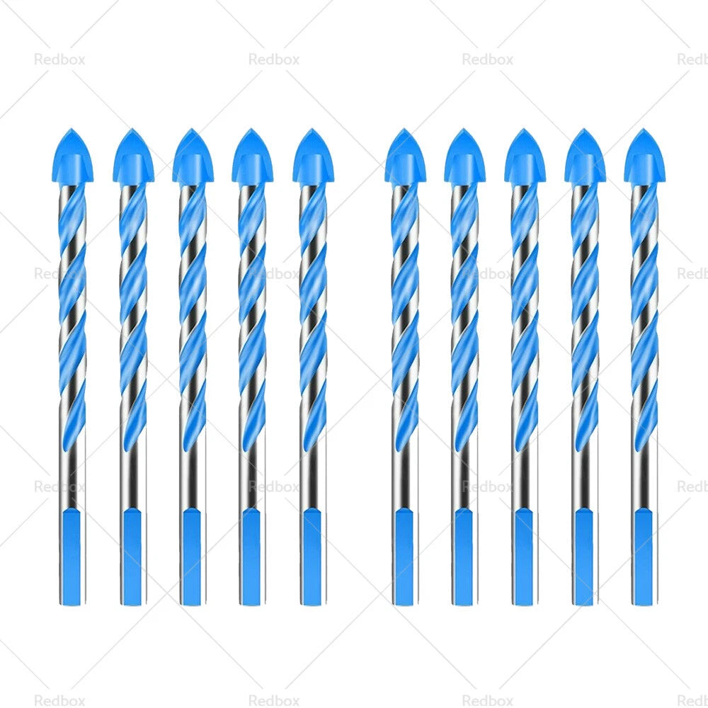 10 x 6mm Tungsten Carbide Drill Bits for Porcelain Tile, Concrete, Glass