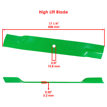 48 Inch Deck Blade with Bolt Replacement for Dixie Chopper Zee 2 (2013–2018)