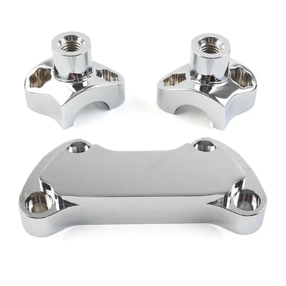 7" Handlebar Risers Top Clamp for Harley Dyna Softail Sportster