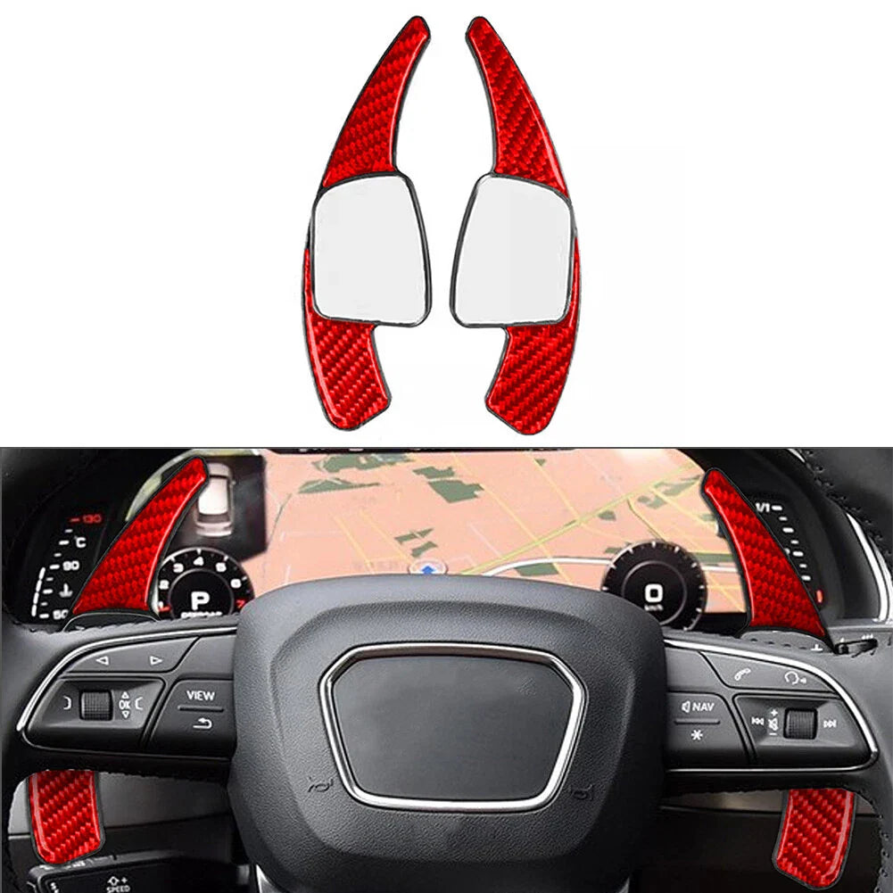 Steering Wheel Shift Paddle Extensions for Audi A3 A4 A5 Q3 Q5 Q7 Q8 SQ5 TT (2006-2023)