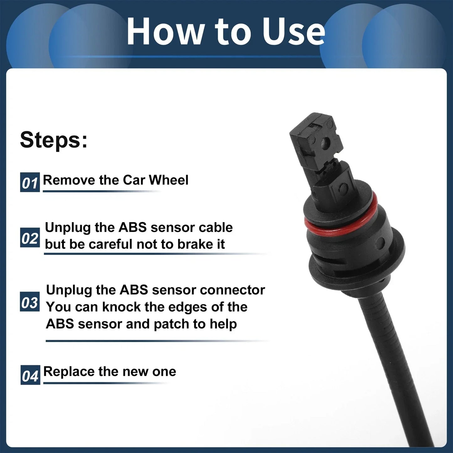 ABS Wheel Speed Sensor for Chrysler Grand Voyager (2001-2007)