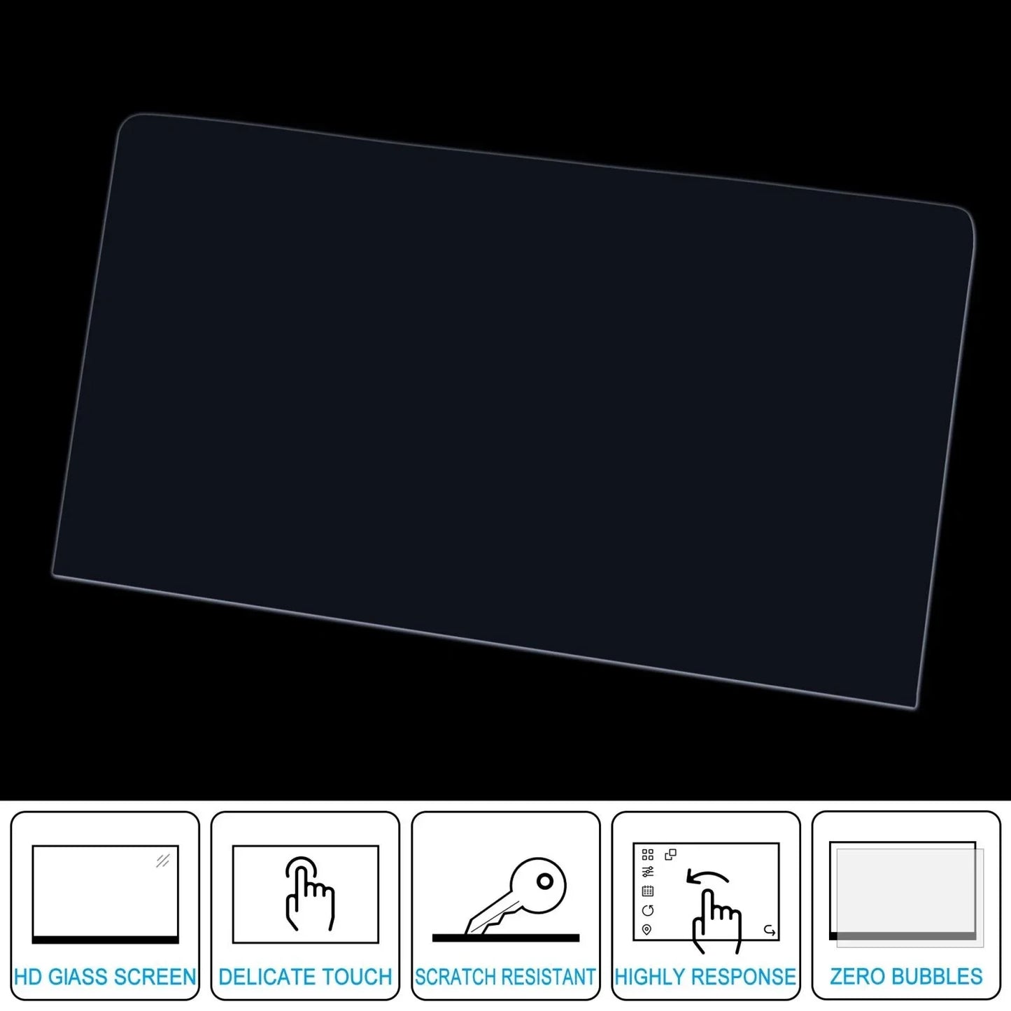7 Inch 0.03'' Thickness Navigation Screen Protector for Honda Civic (2016)